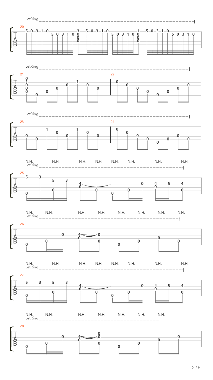 Song For Someone I Havent Met吉他谱