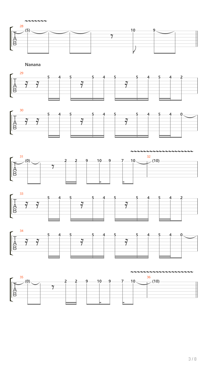 Bajo Tu Control吉他谱