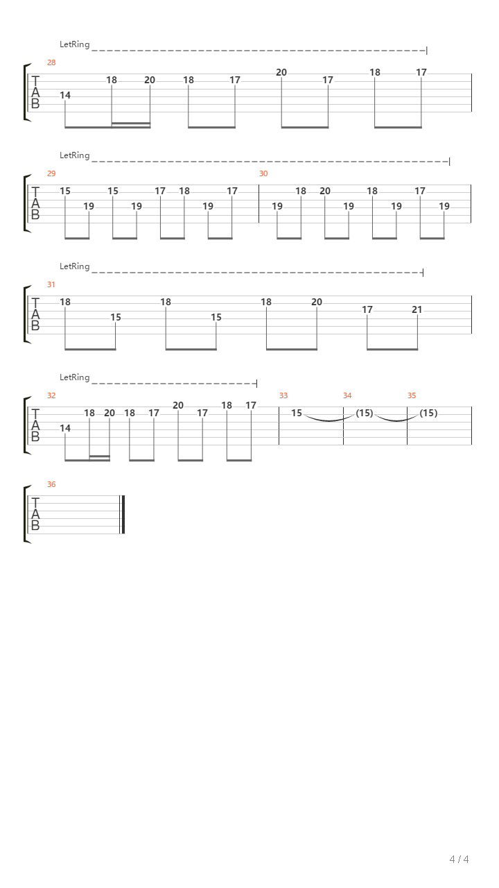 Interlude吉他谱