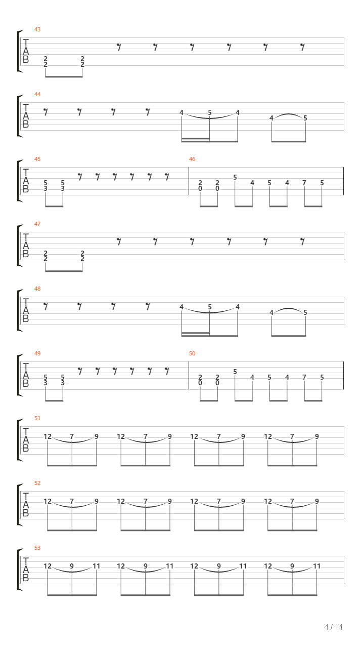 Sem Sada吉他谱