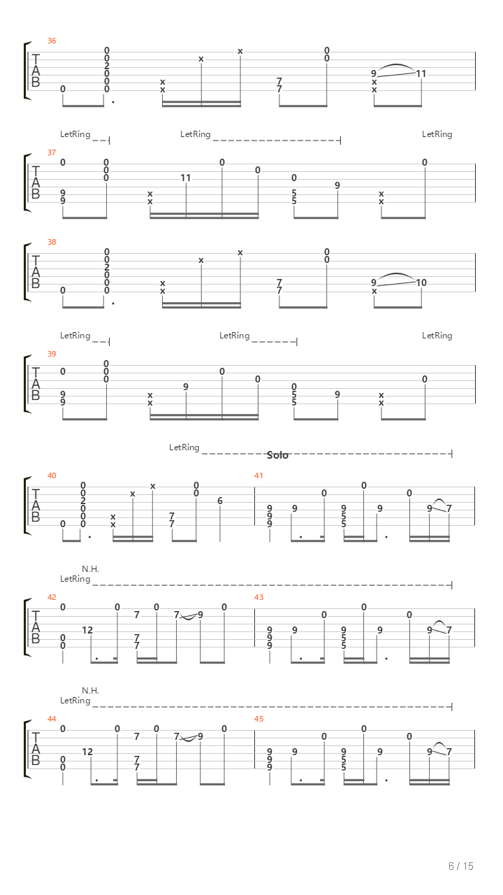 Wake Me Up Percussive Guitar Avicii Cover吉他谱