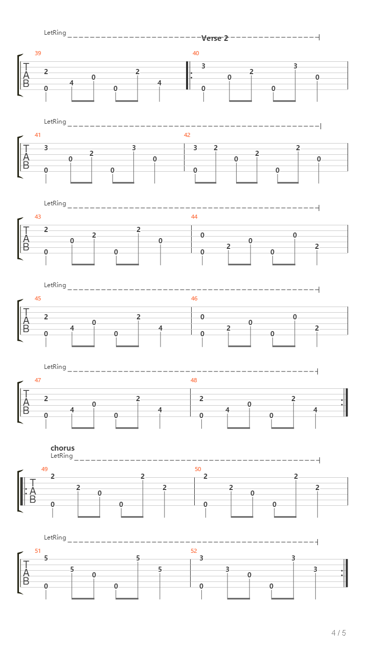 Up North吉他谱