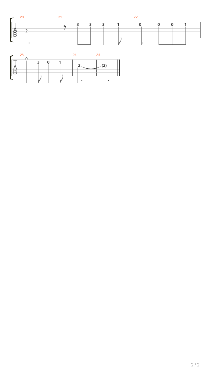 Hamlagh吉他谱