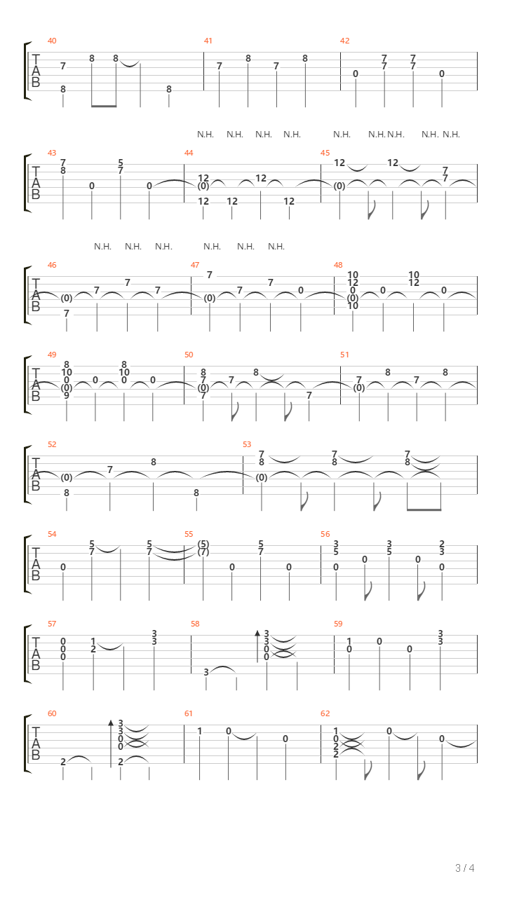 14吉他谱