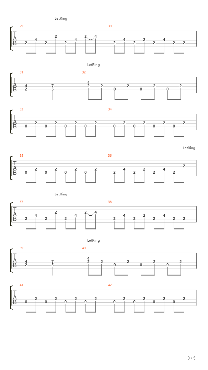 Var Bor吉他谱