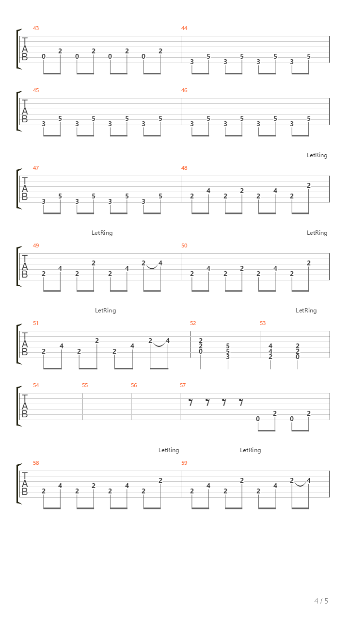 Var Bor吉他谱