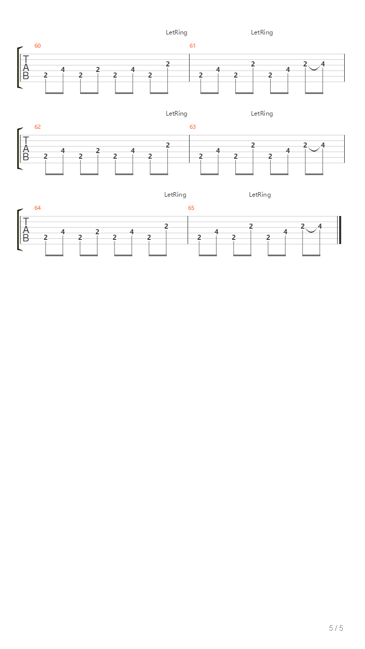 Var Bor吉他谱