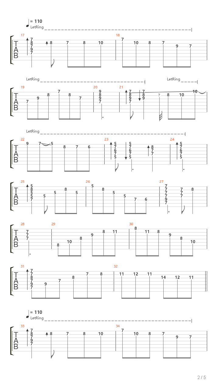 Set To The Sea吉他谱