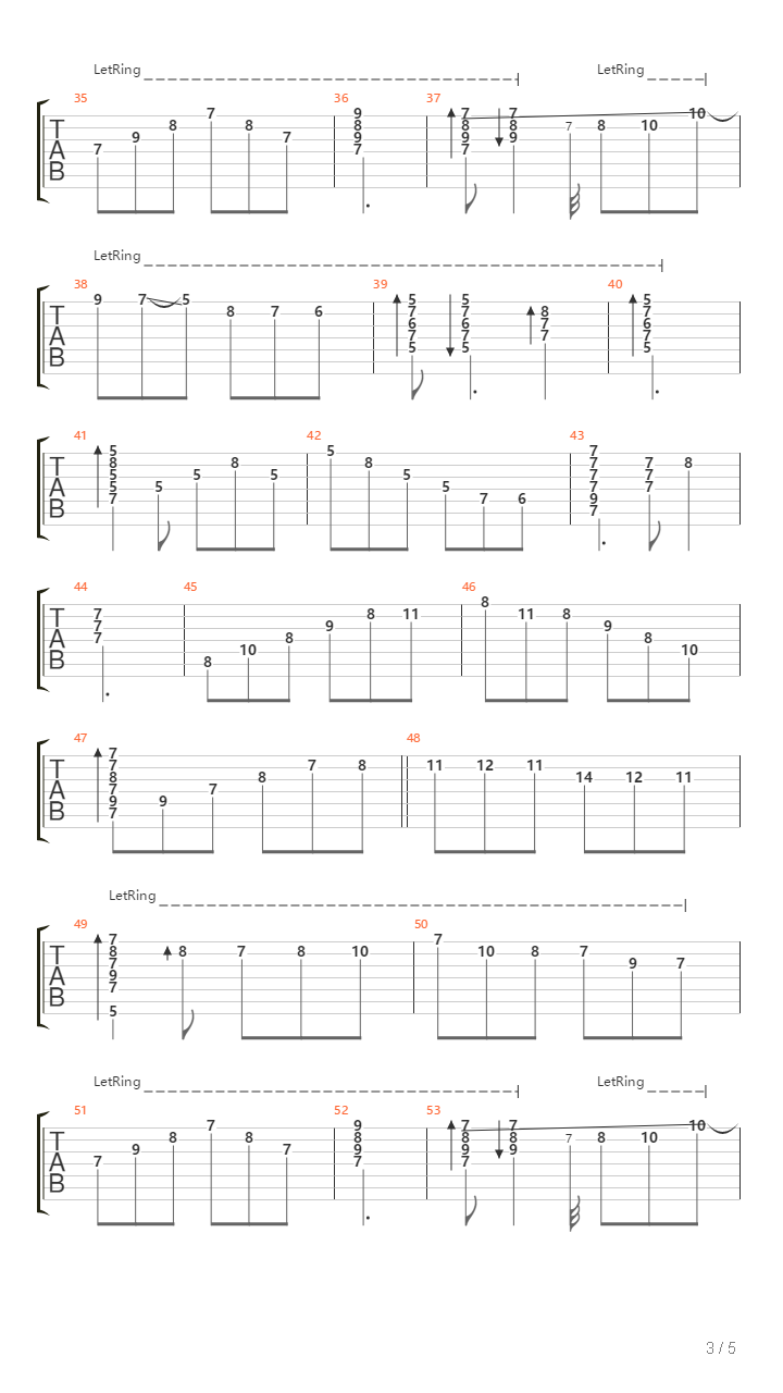 Set To The Sea吉他谱