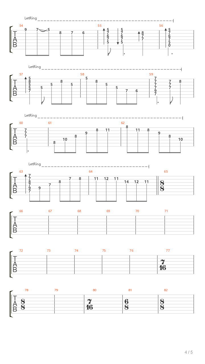 Set To The Sea吉他谱