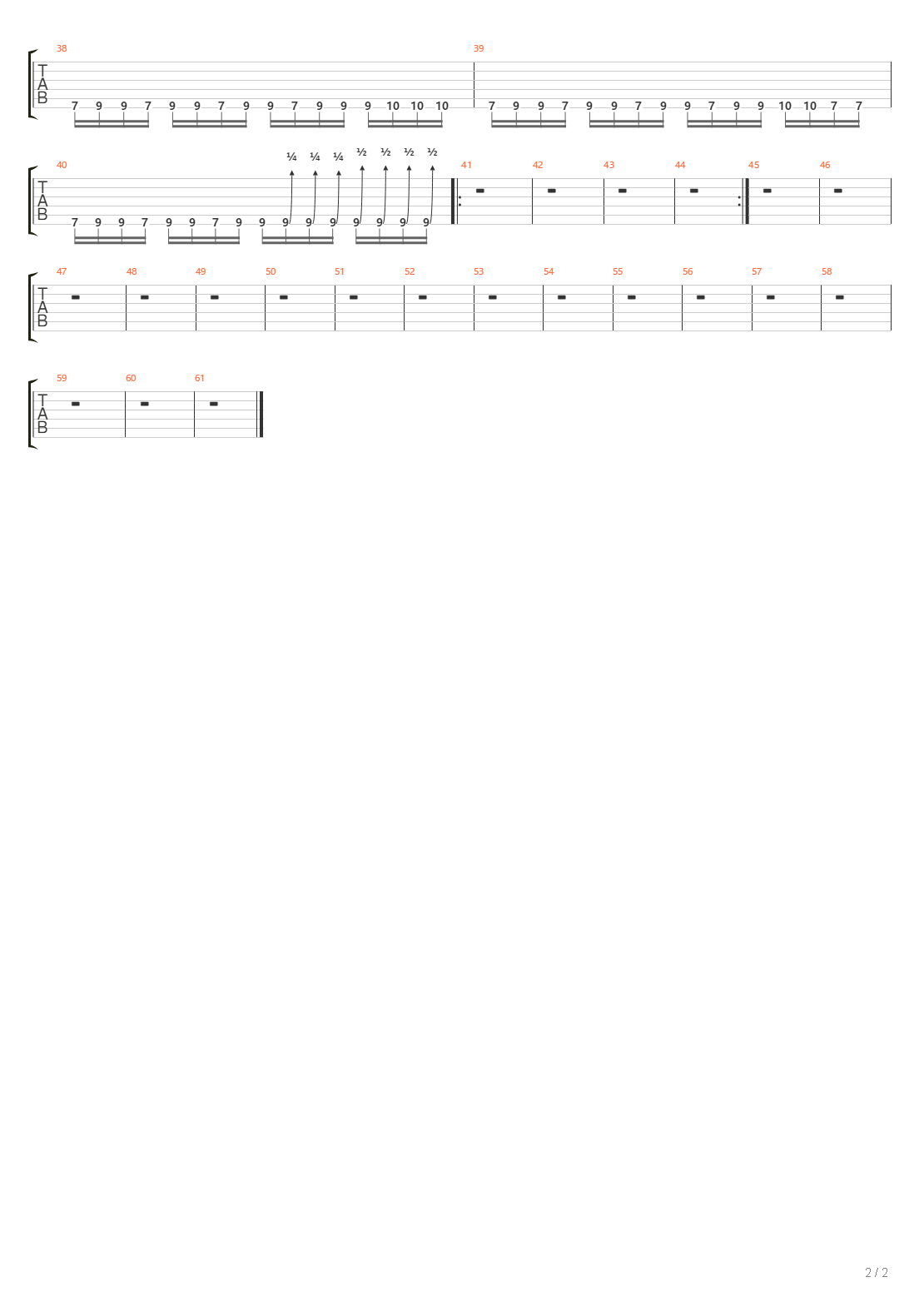 Descent Into Cerberon吉他谱