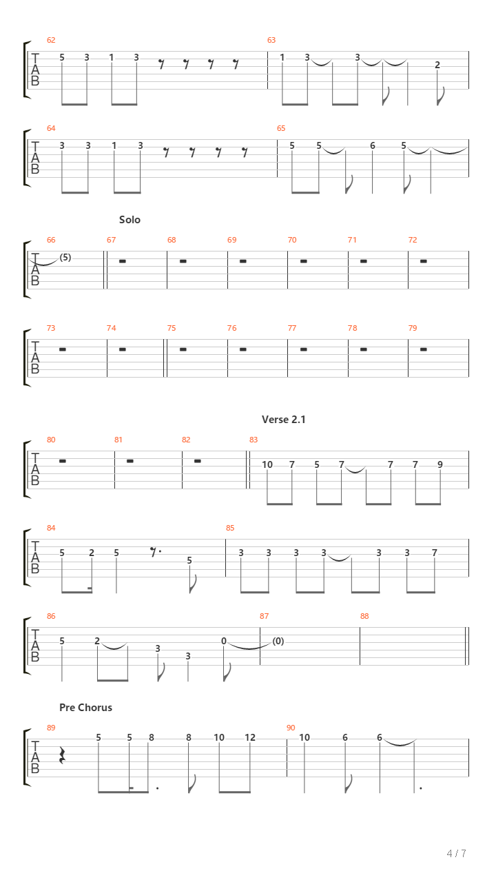 Mantera Semerah Padi吉他谱