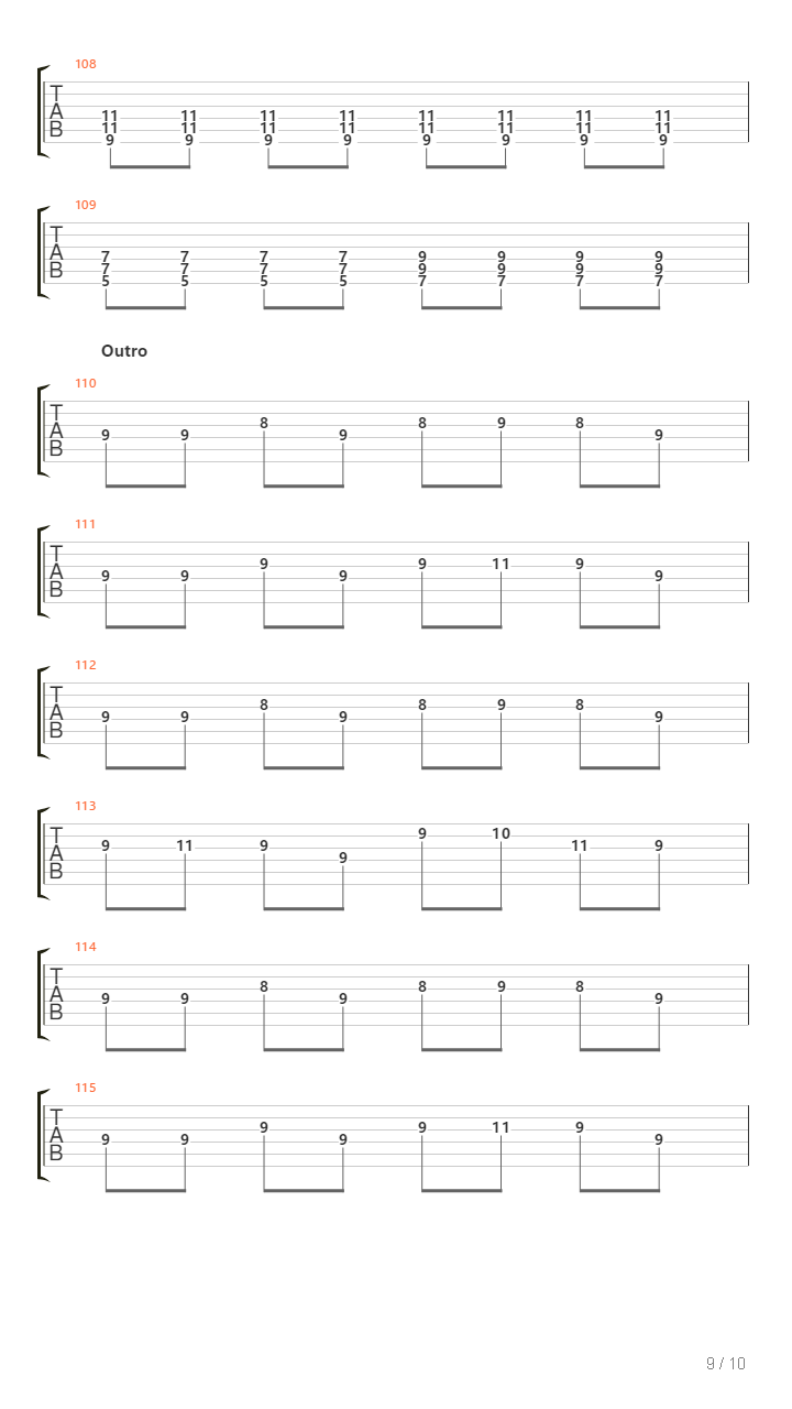 Tropa吉他谱