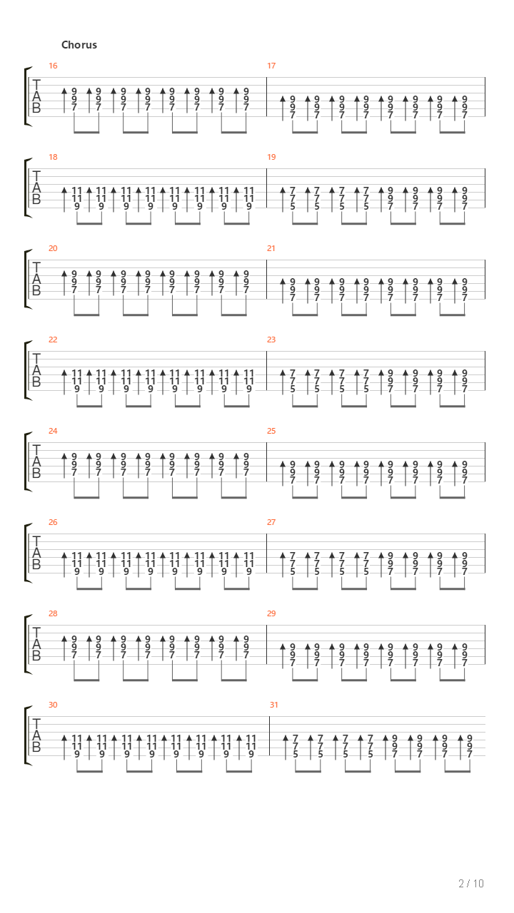 Tropa吉他谱