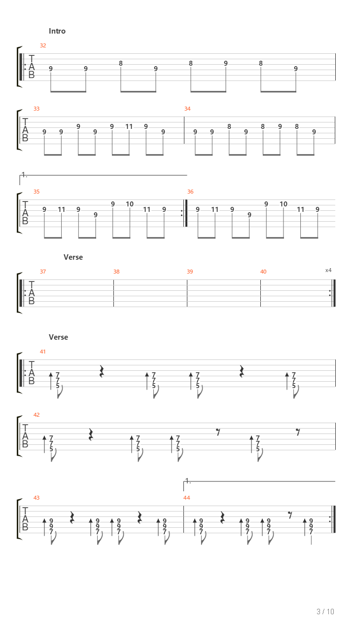 Tropa吉他谱