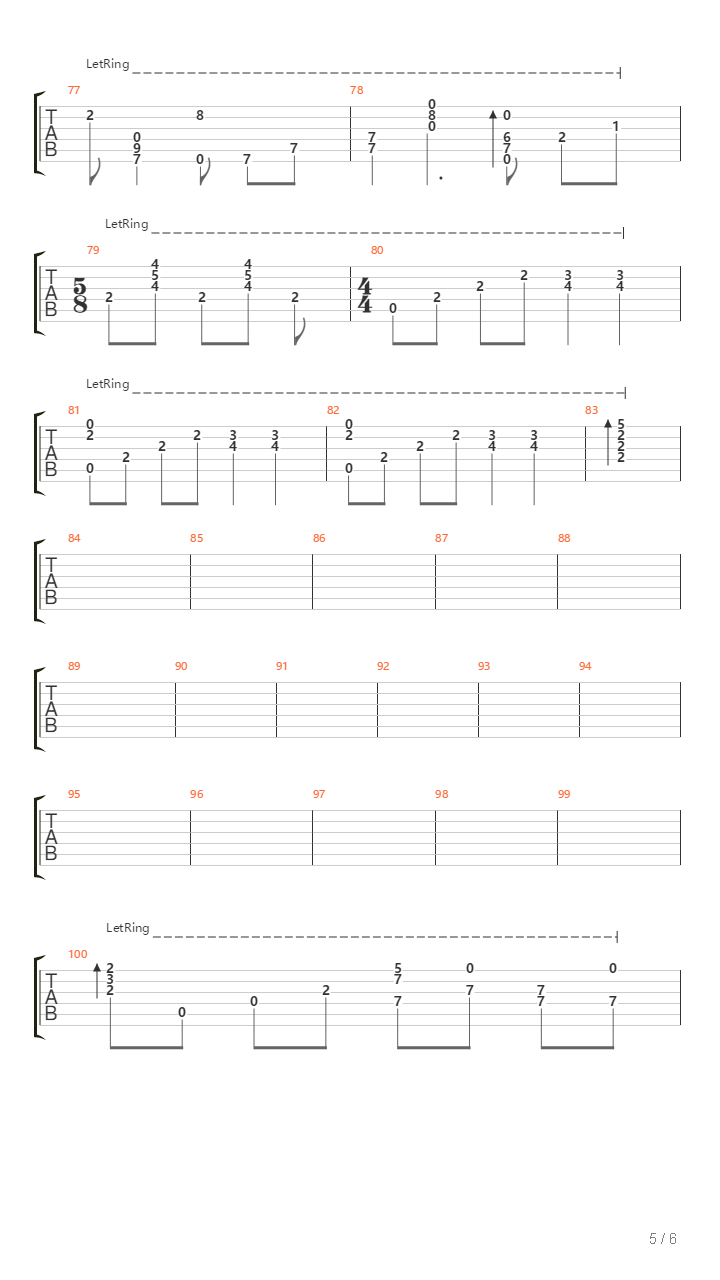 Saat Terakhir吉他谱