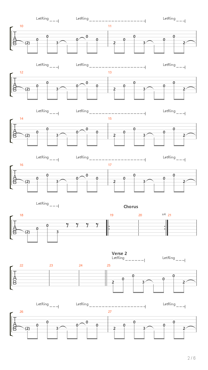 Non Stop吉他谱