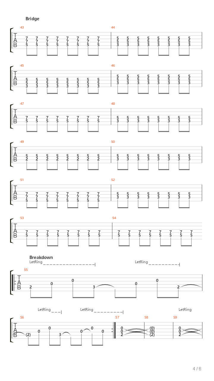 Non Stop吉他谱