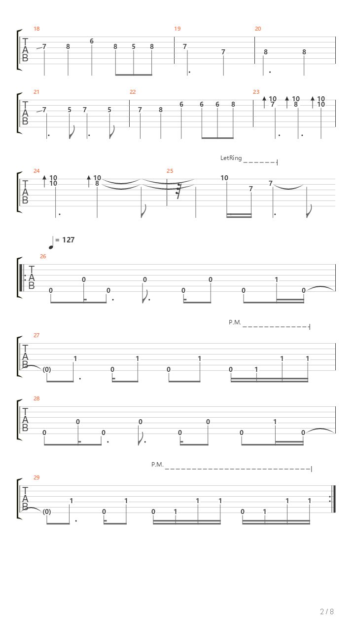 Lower Norfair吉他谱