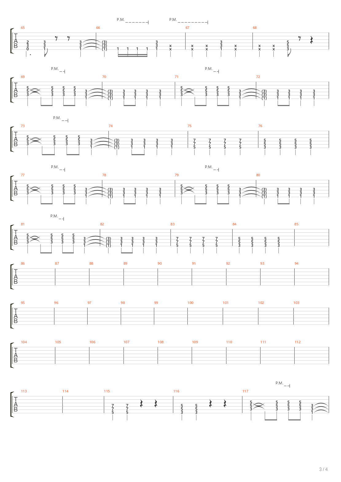 The Depths Of Me吉他谱
