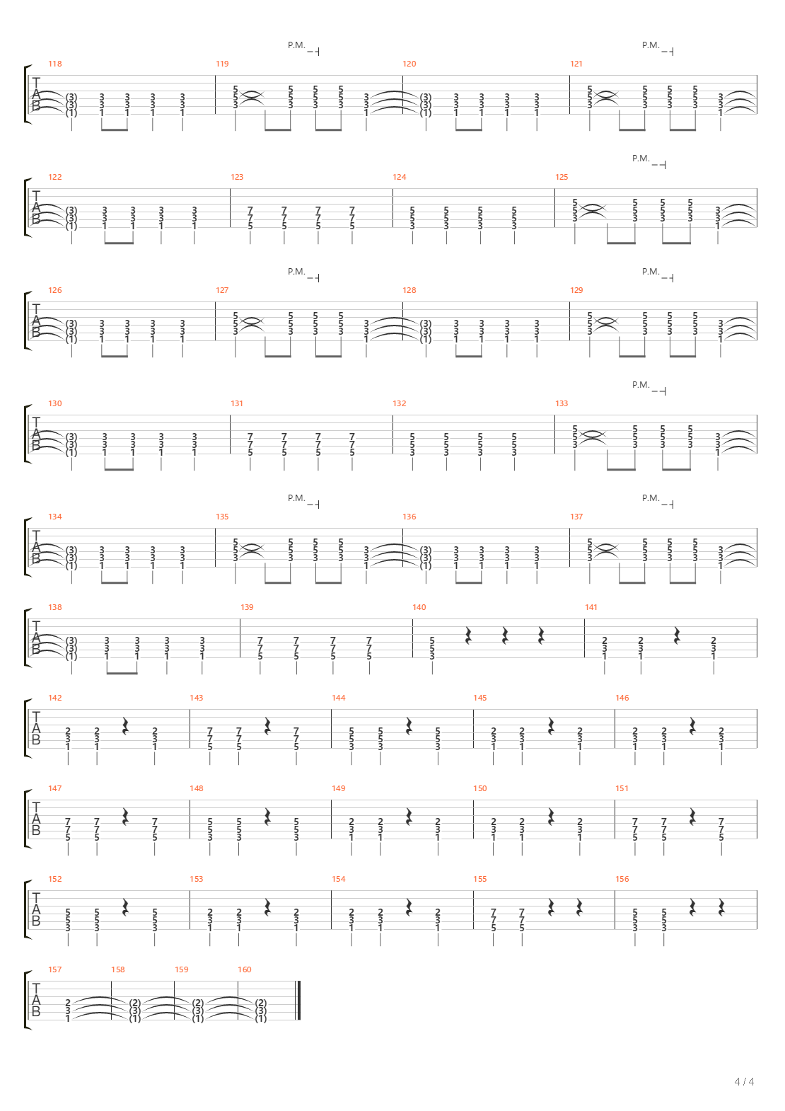 The Depths Of Me吉他谱
