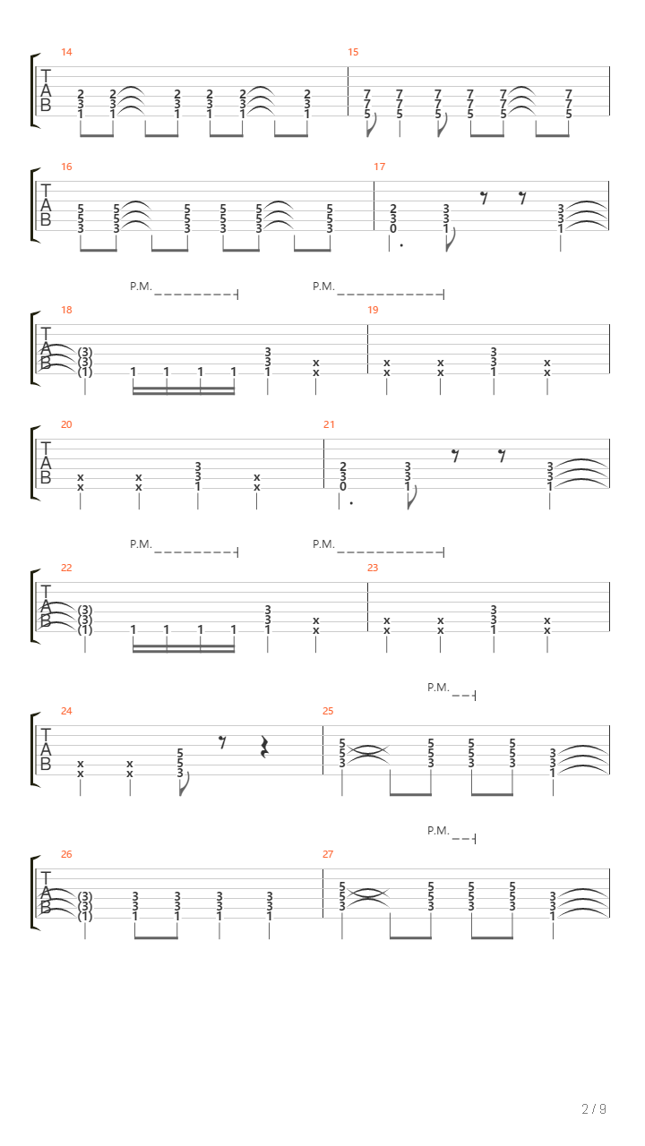 The Depths Of Me吉他谱