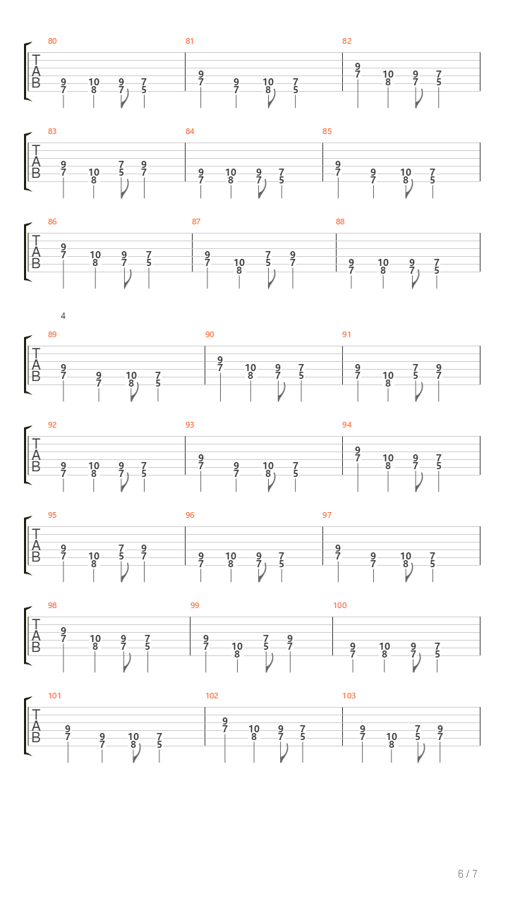 Langt Borti Lia吉他谱