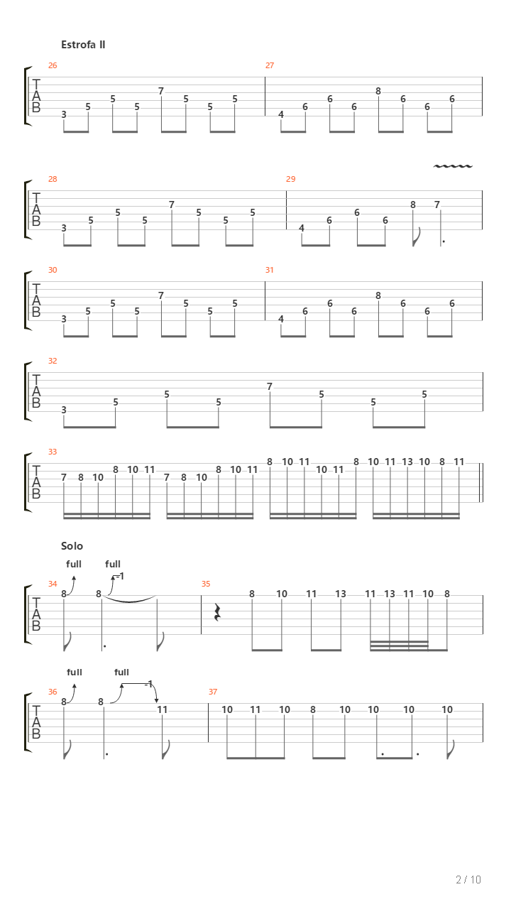 Mi Tempestad吉他谱