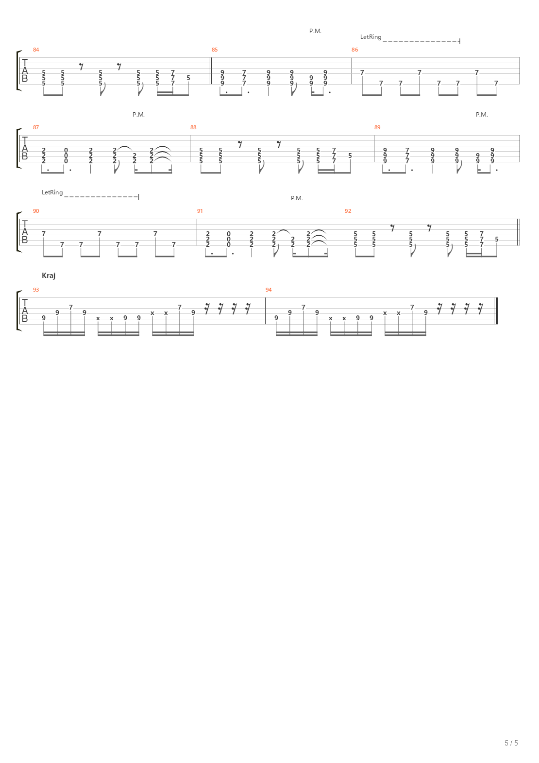 Stiklom U Celo吉他谱