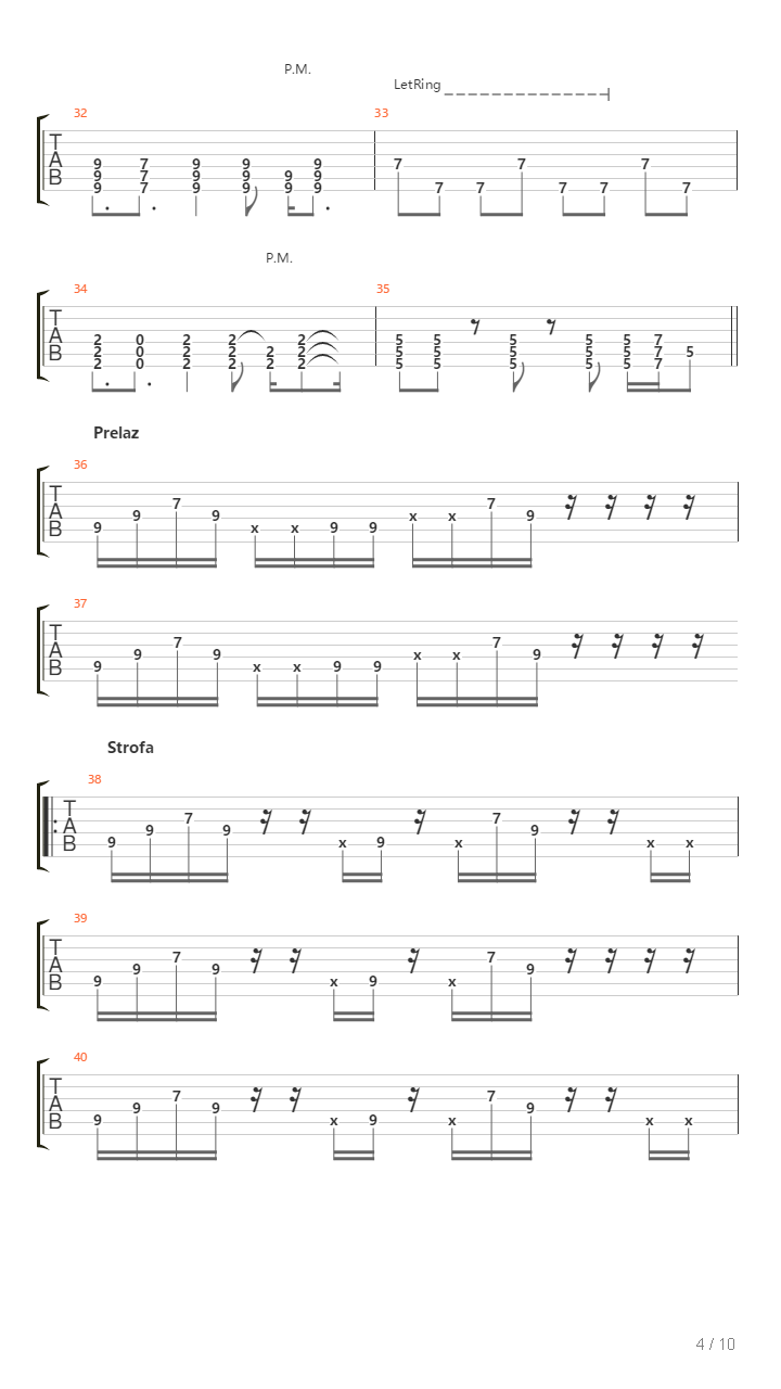 Stiklom U Celo吉他谱