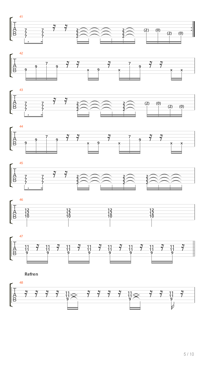 Stiklom U Celo吉他谱