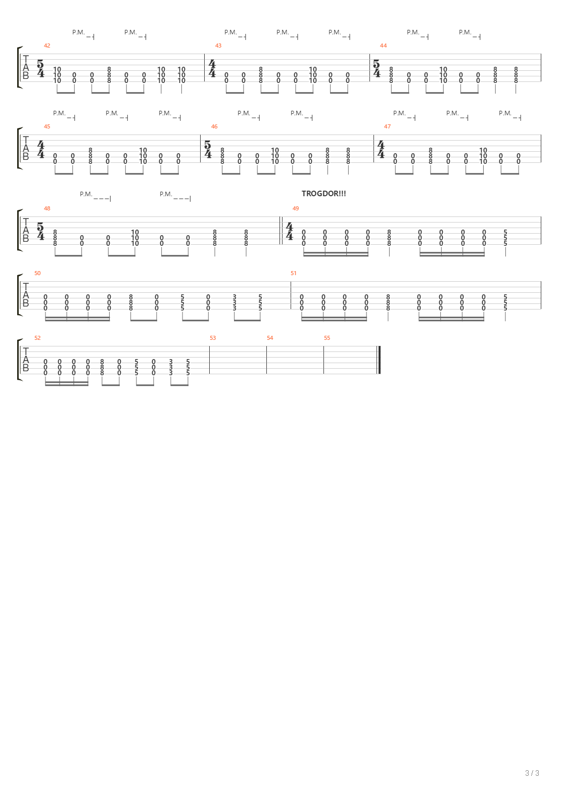 Trogdor吉他谱