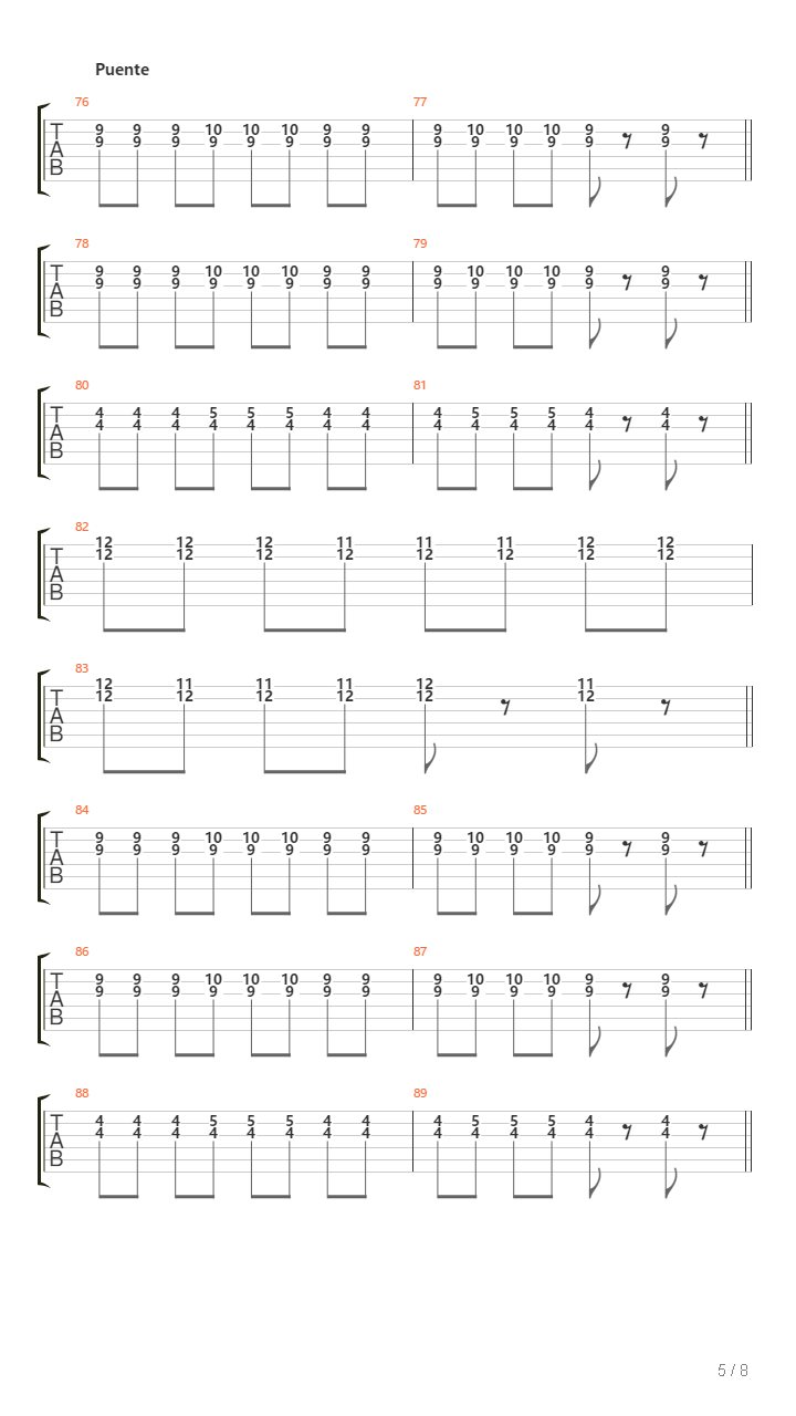 Goliat吉他谱