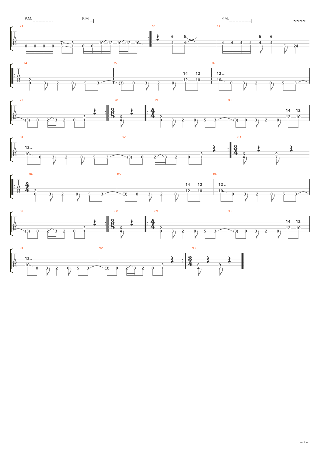 Dissolution吉他谱