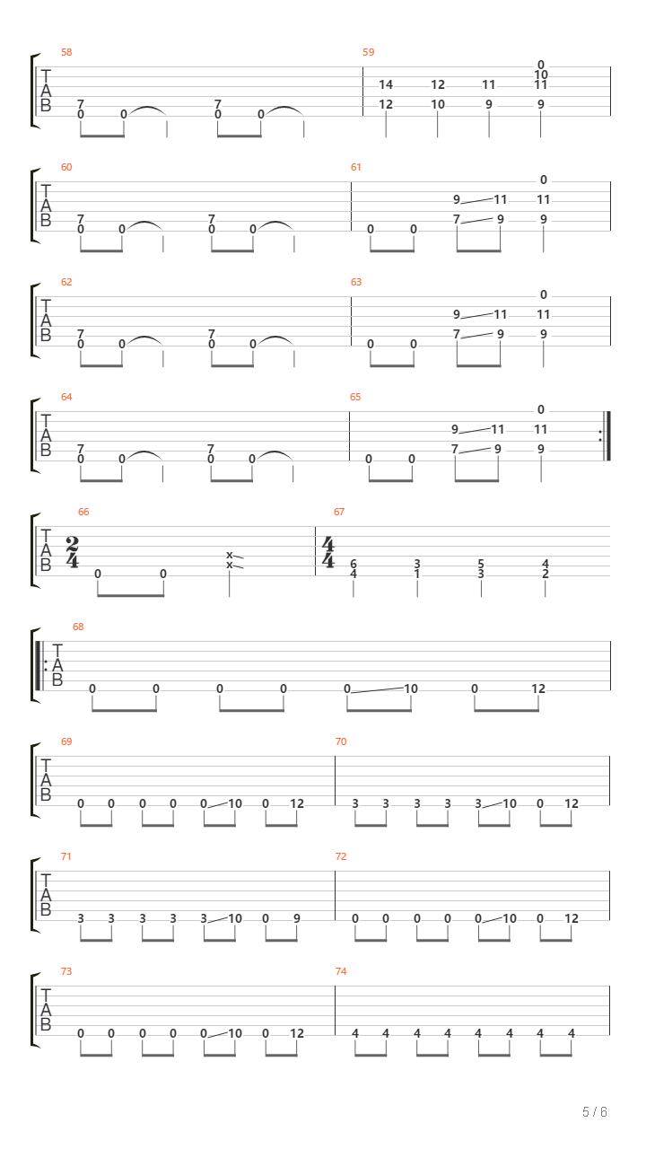 March Of The Neovocyts吉他谱