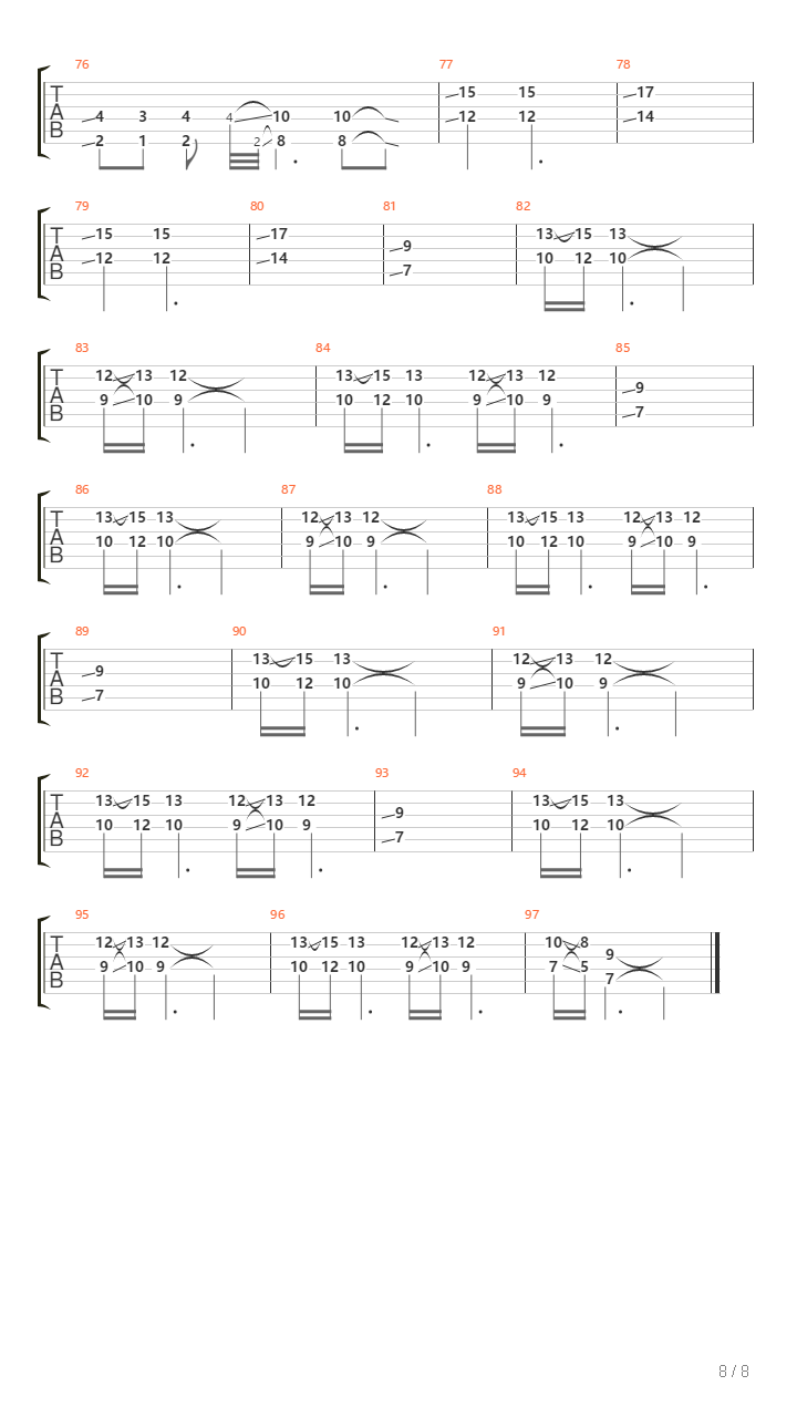 Orcinus吉他谱