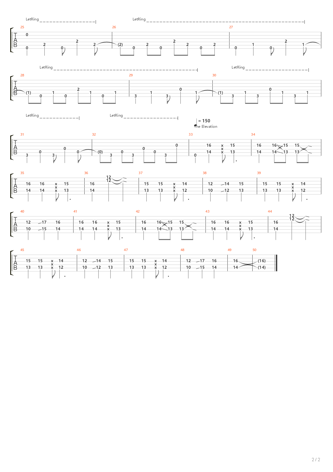 Prelude吉他谱