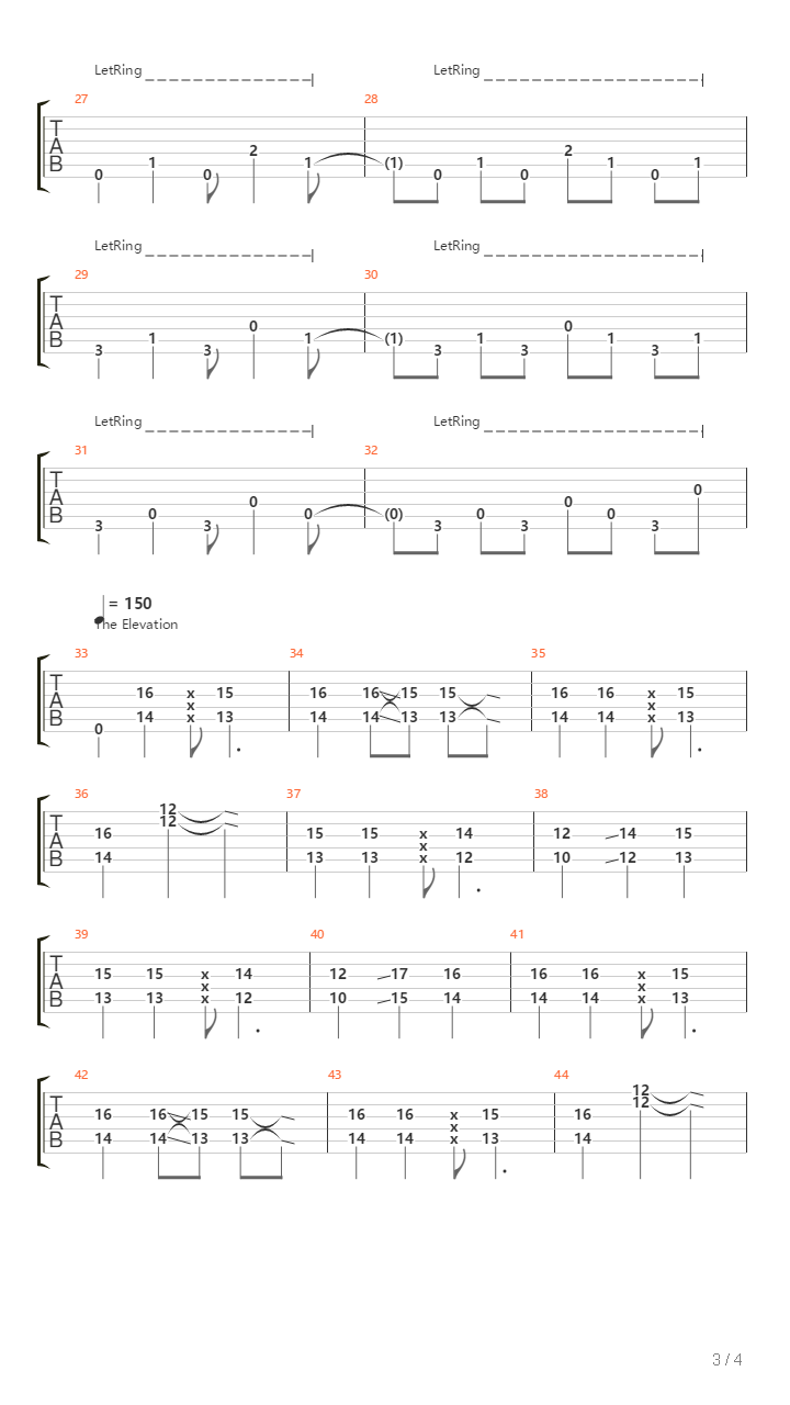 Prelude吉他谱