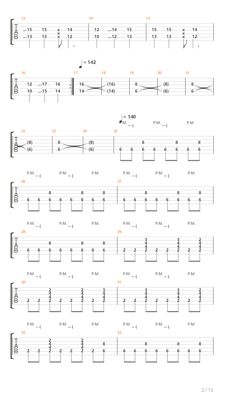 The Elevation吉他谱
