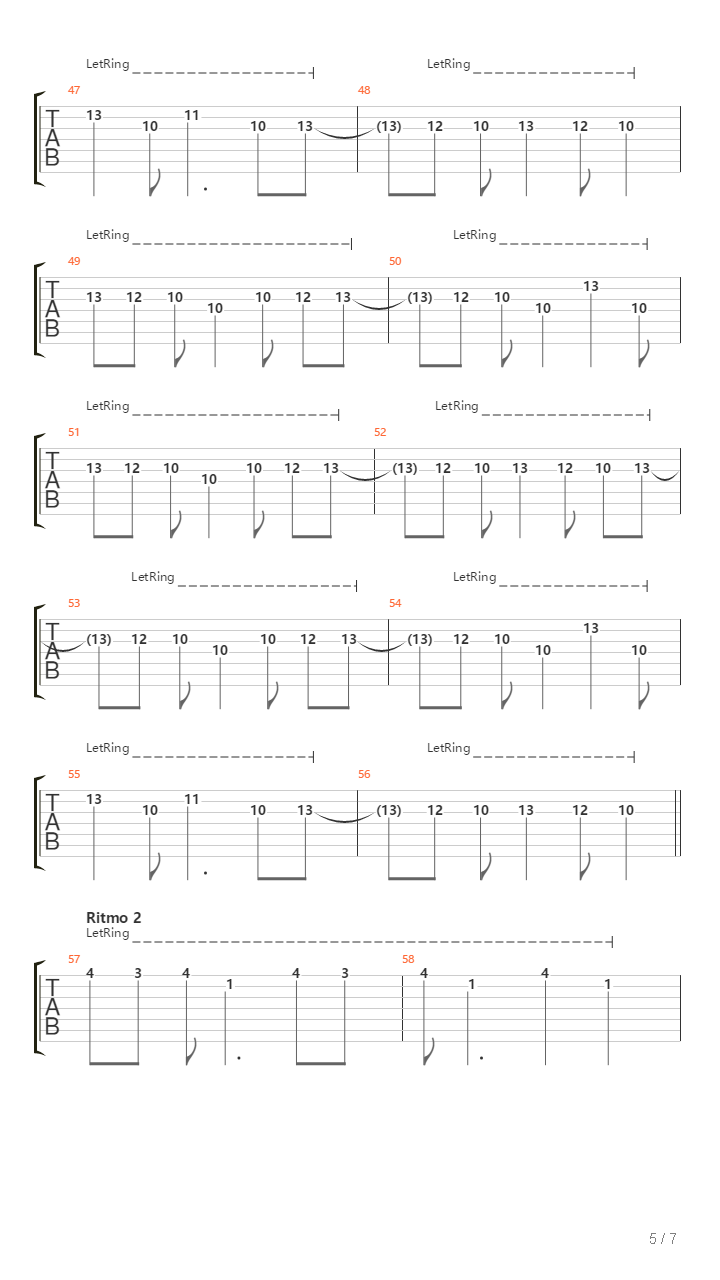 H3164吉他谱