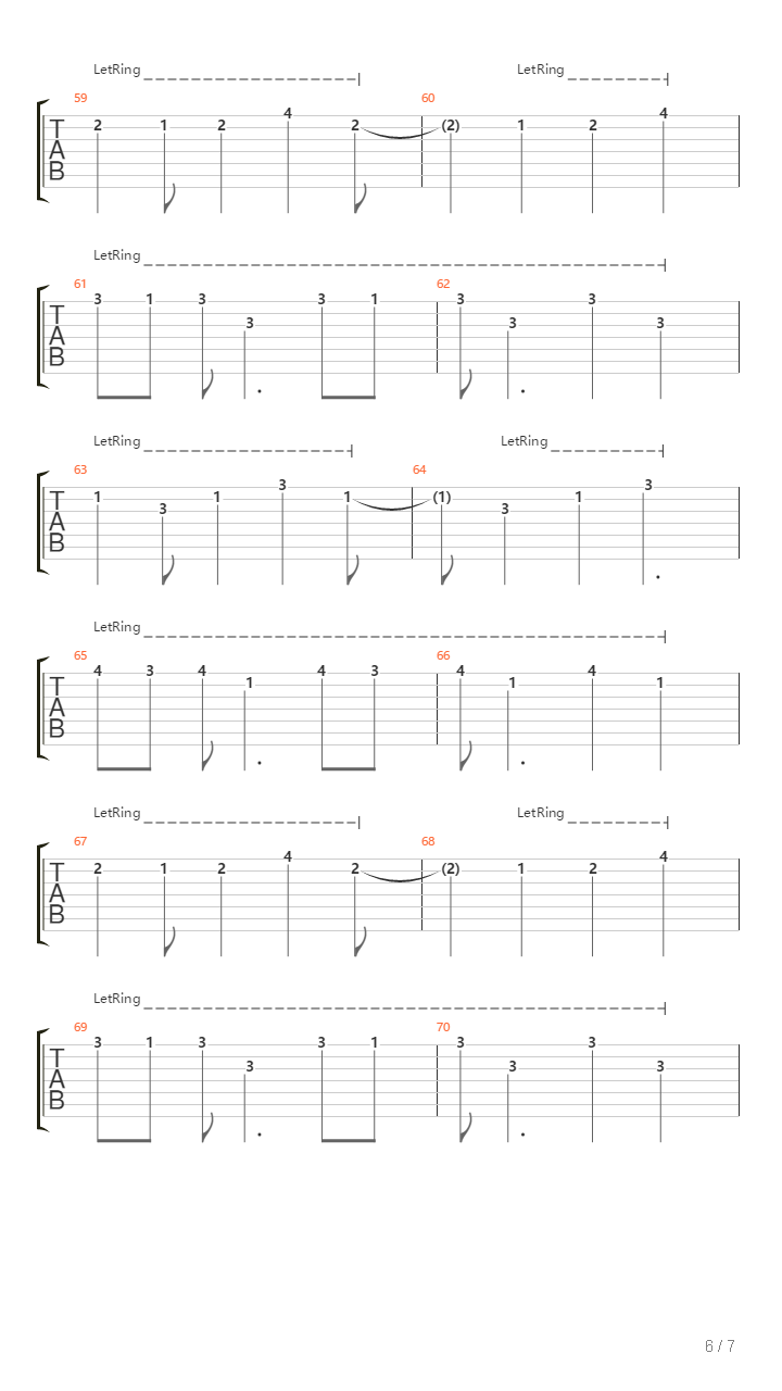 H3164吉他谱