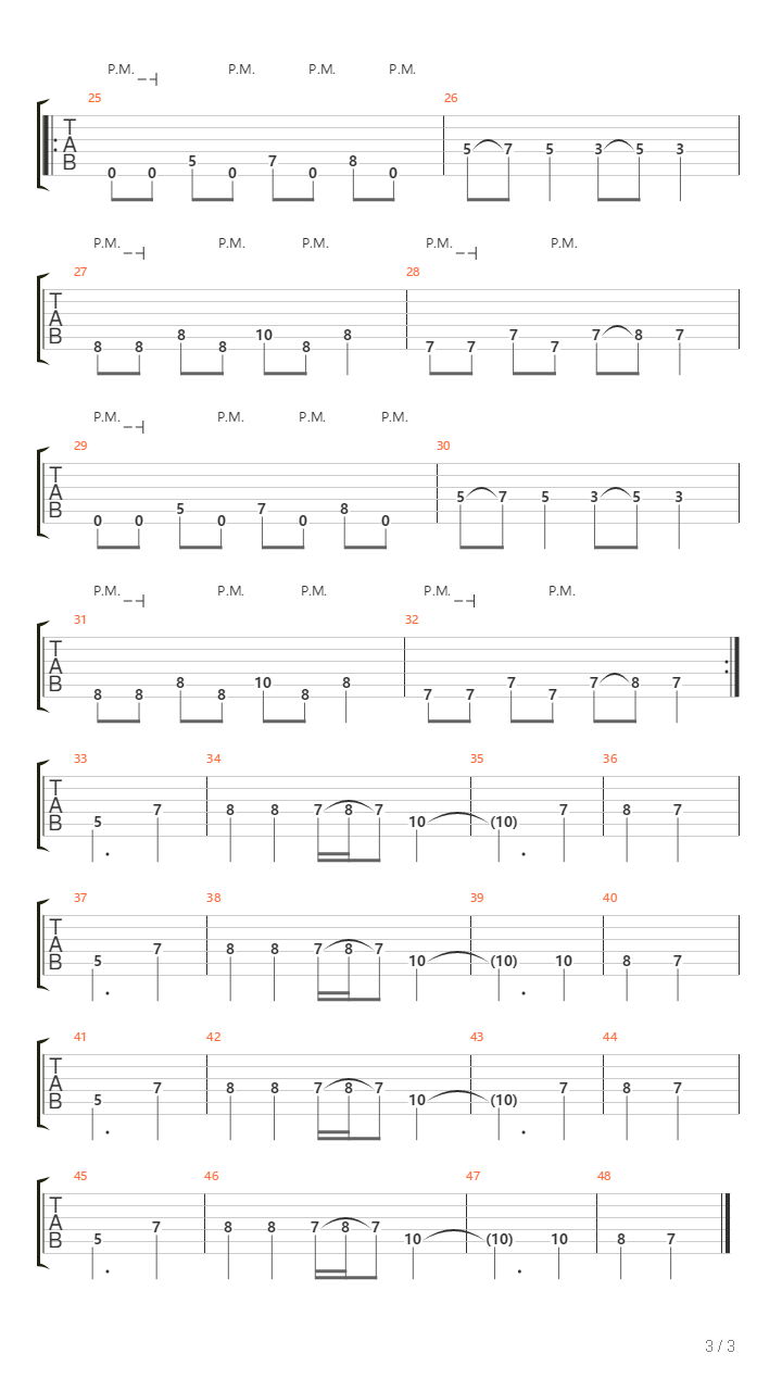 The Roads To Despair吉他谱