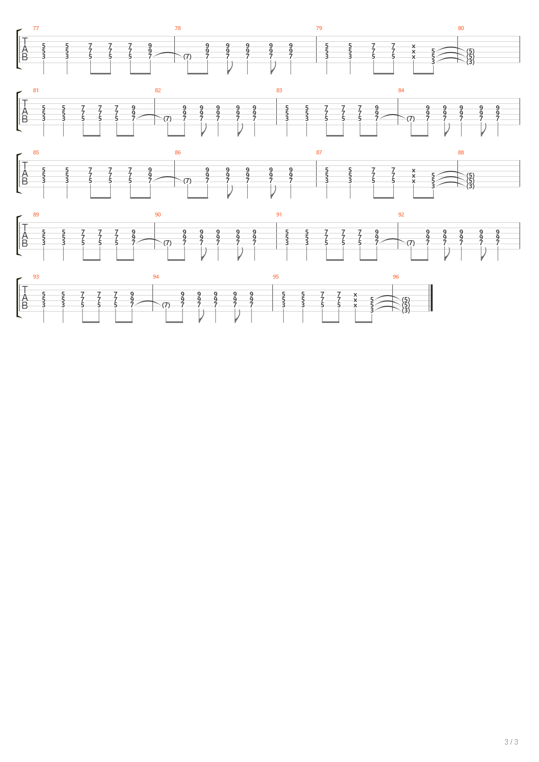 Cara Bonita吉他谱