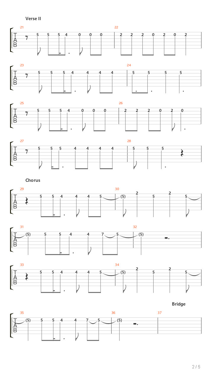 Potrzebuje Wczoraj吉他谱