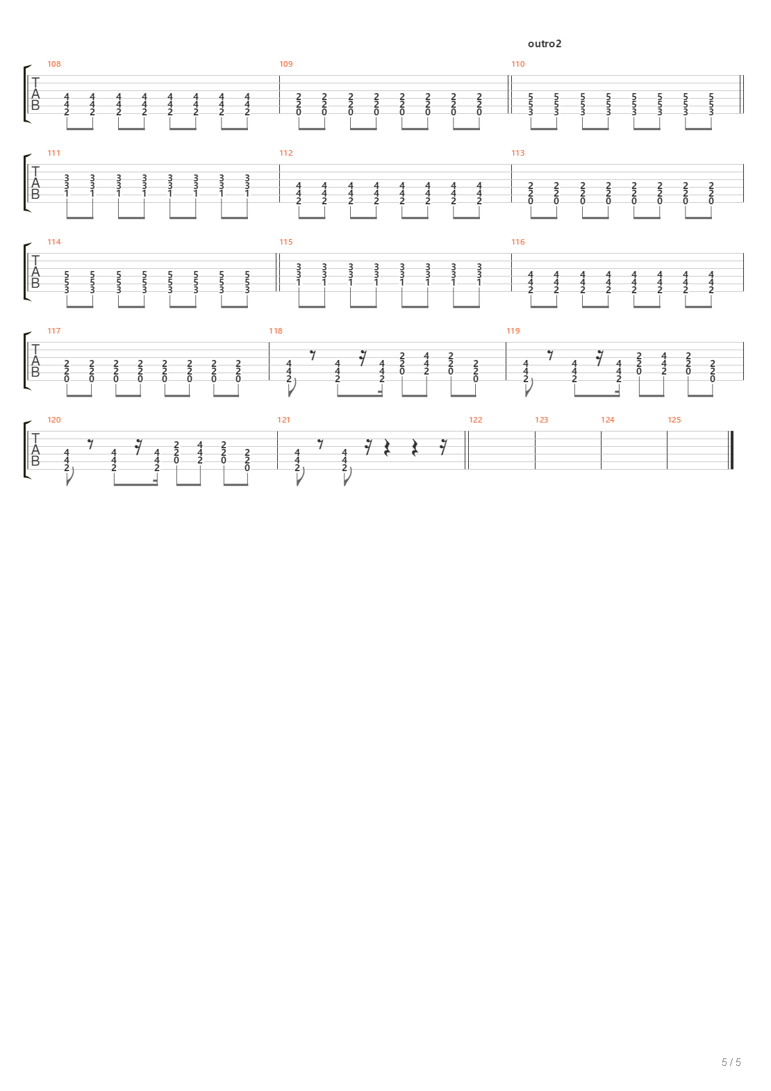 14吉他谱