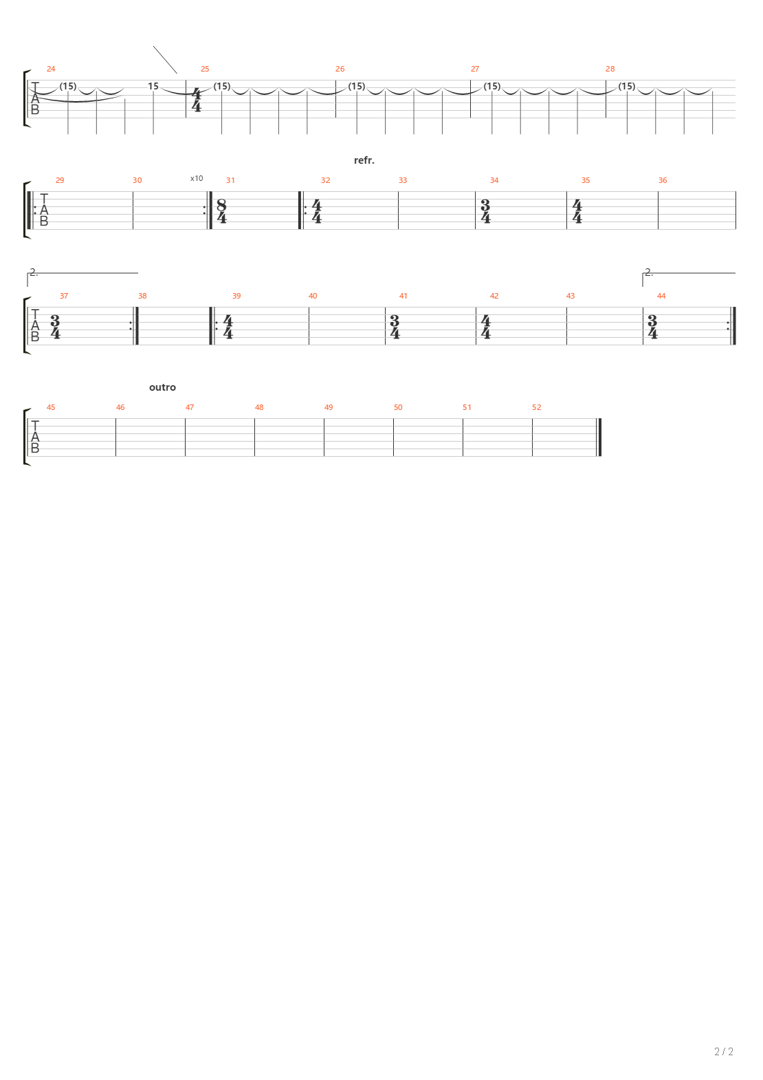 Csak Neked For Beth吉他谱