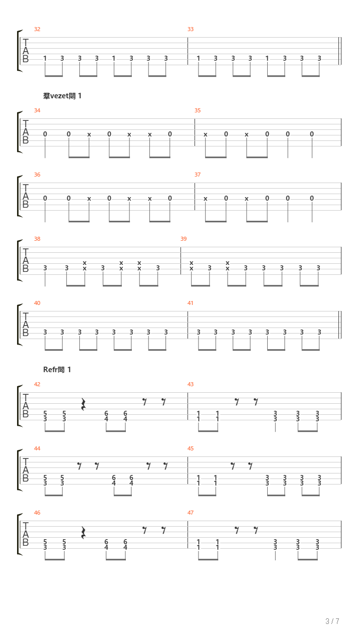 Fust Es Labdob吉他谱