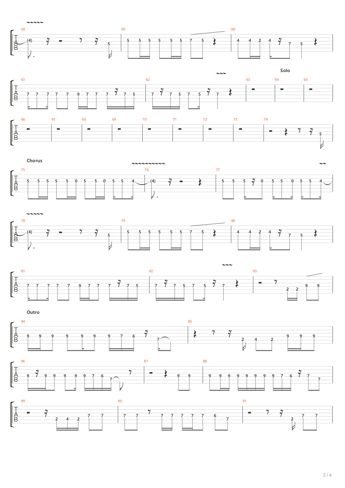 Rkk Tart吉他谱