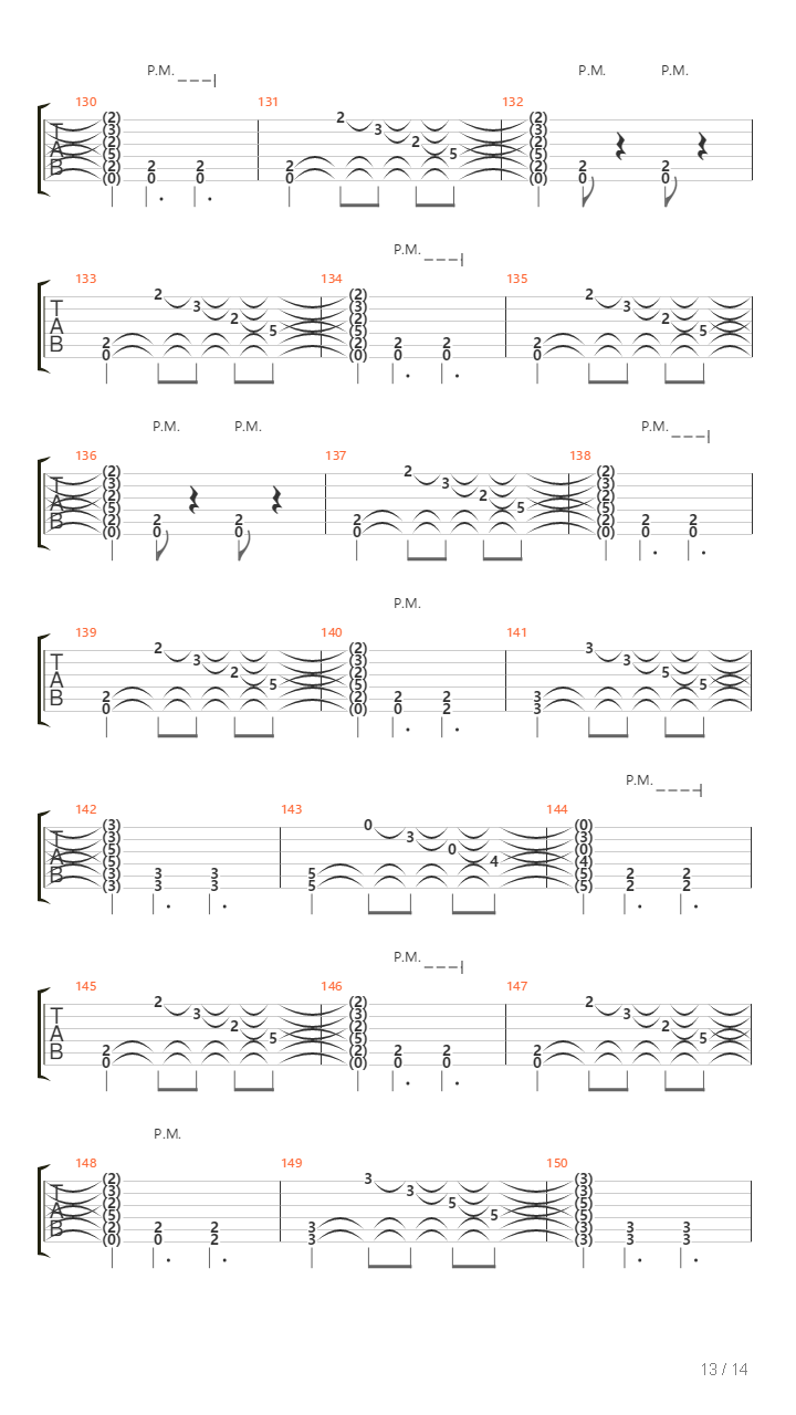 Fractured Skies吉他谱