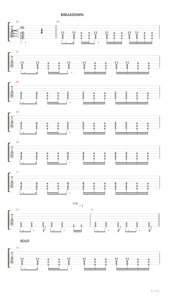 Reflections Of The Past吉他谱